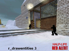 Half-Life Red Alert eXpantion mod проба режимов r_drawentities 3 и 2