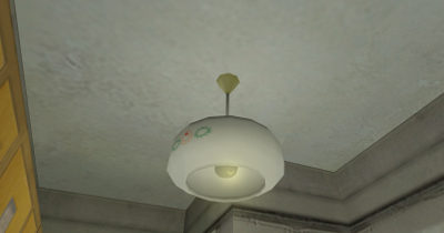 Модель люстры с одним плафоном из мода Half-Life Red Alert eXpantion